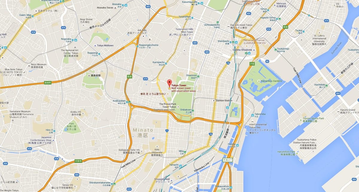 东京地图塔