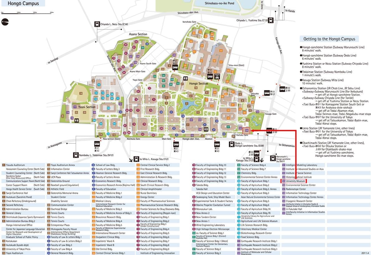东京大学校园地图