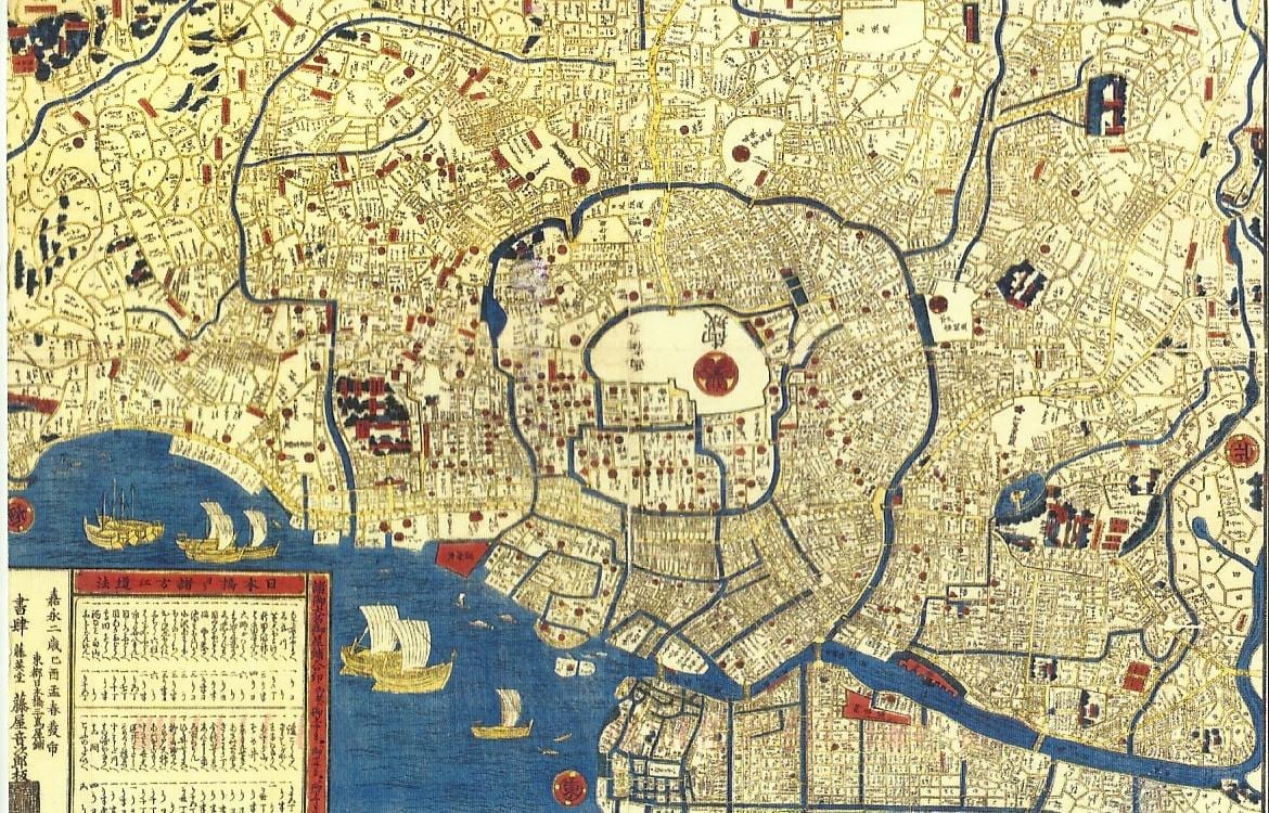 地图上的老东京