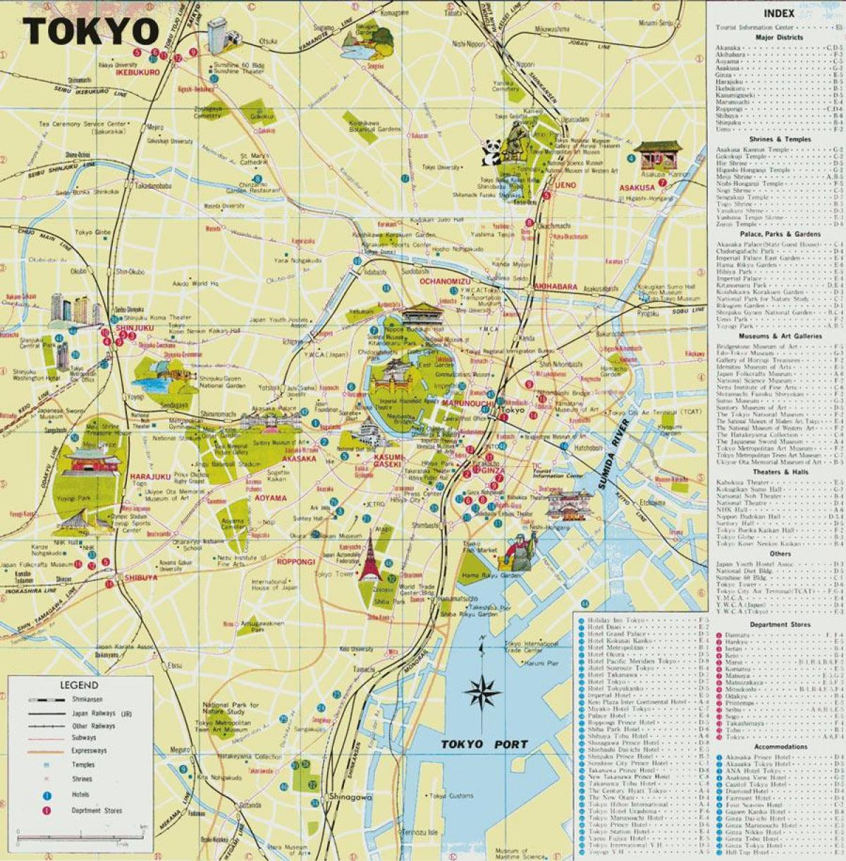 东京导地图