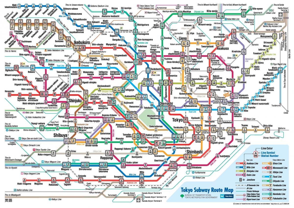 东京地铁地图