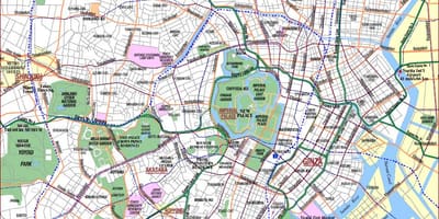 城市东京地图