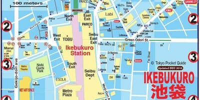 地图东京，东京