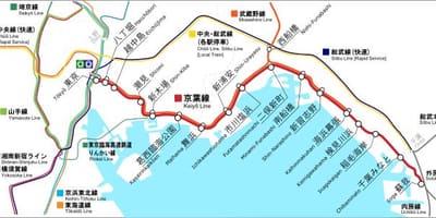 地图京叶线