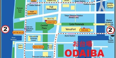 东京的东京地图