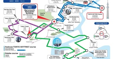 东京跳上跳下地图