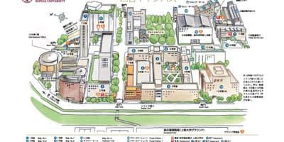地图索菲亚大学的校园