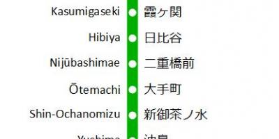 地图Chiyoda线