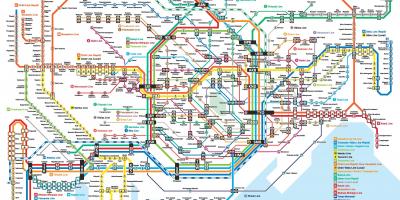 地图JR行在东京
