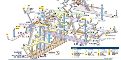 涩地铁站地图