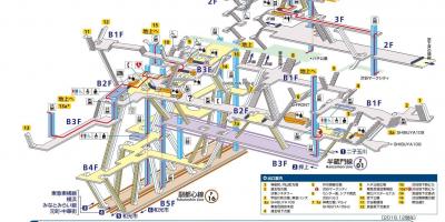 涩地铁站地图