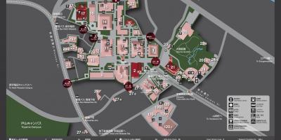 早稻田大学的校园地图