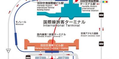 羽田国际机场的地图